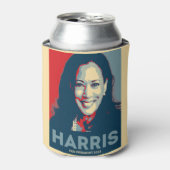 Kamala Harris voor President 2024 - Hoop Blikjeskoeler (Blikje Voorkant)