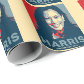 Kamala Harris voor President 2024 - Hoop Cadeaupapier (Rol Hoek)