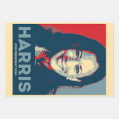 Kamala Harris voor President 2024 - Hoop Inpakpapier Vel (Voorkant)