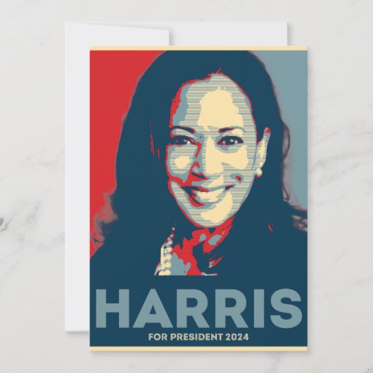 Kamala Harris voor President 2024 - Hoop Kaart (Voorkant)