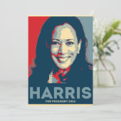 Kamala Harris voor President 2024 - Hoop Kaart (Staand voorkant)