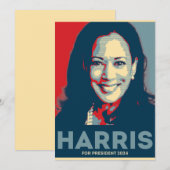 Kamala Harris voor President 2024 - Hoop Kaart (Voorkant / Achterkant)