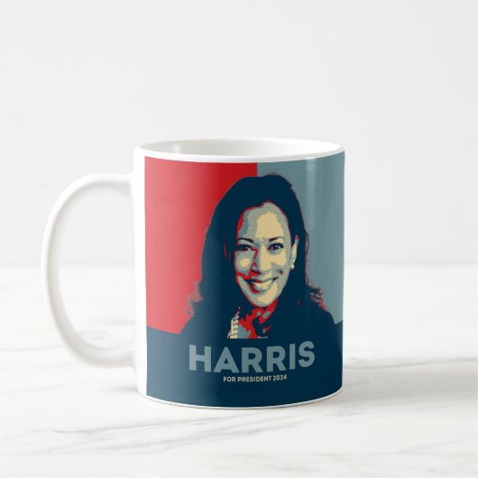 Kamala Harris voor President 2024 - Hoop Koffiemok (Links)