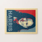 Kamala Harris voor President 2024 - Hoop Legpuzzel (Horizontaal)