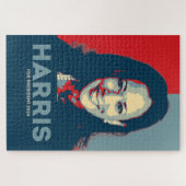 Kamala Harris voor President 2024 - Hoop Legpuzzel (Horizontaal)