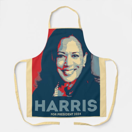 Kamala Harris voor President 2024 - Hoop Schort (Voorkant)