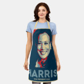 Kamala Harris voor President 2024 - Hoop Schort (Gedragen)