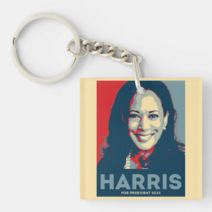 Kamala Harris voor President 2024 - Hoop Sleutelhanger