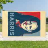 Kamala Harris voor President 2024 - Hoop Spandoek (Buitenkant)