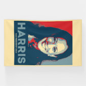 Kamala Harris voor President 2024 - Hoop Spandoek (Horizontaal)