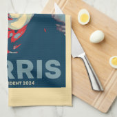 Kamala Harris voor President 2024 - Hoop Theedoek (Quarter Fold)