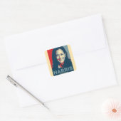 Kamala Harris voor President 2024 - Hoop Vierkante Sticker (Envelop)