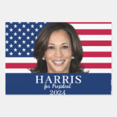 Kamala Harris voor President 2024 Inpakpapier Vel (Voorkant 2)