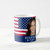 Kamala Harris voor President 2024 Koffiemok (Voorkant rechts)