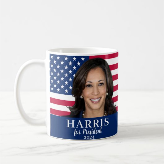 Kamala Harris voor President 2024 Koffiemok (Links)