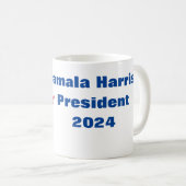 Kamala Harris voor President 2024 Koffiemok (Voorkant rechts)