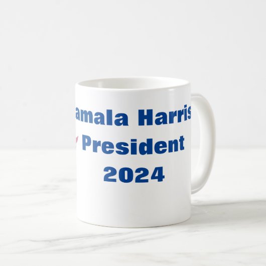 Kamala Harris voor President 2024 Koffiemok (Voorkant rechts)