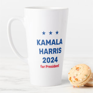 Kamala Harris voor President 2024 Latte Mok