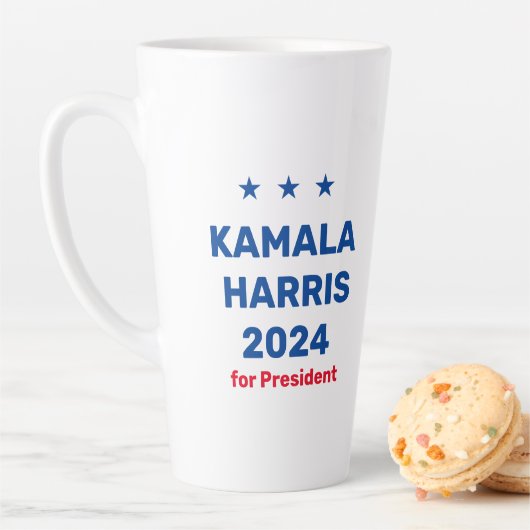 Kamala Harris voor President 2024 Latte Mok (In situ)