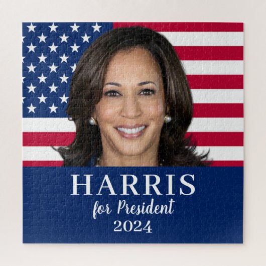 Kamala Harris voor President 2024 Legpuzzel (Verticaal)