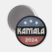 Kamala Harris voor President 2024 Madam President Magneet (Voorkant / Achterkant)