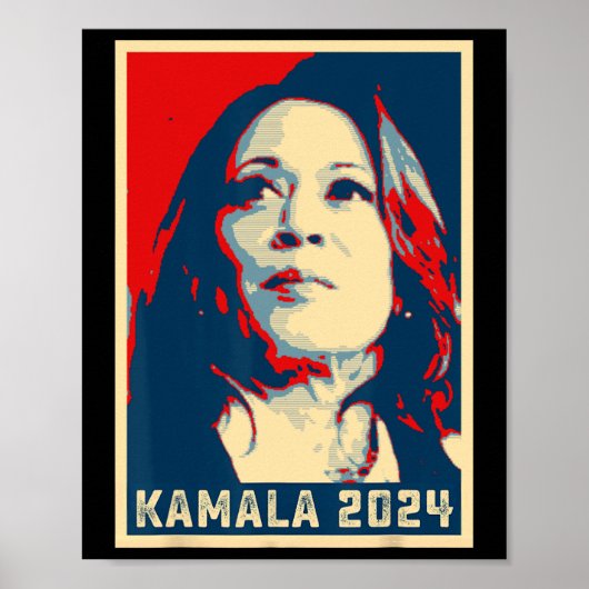 Kamala Harris voor President 2024 Madam Vice Presi Poster (Voorkant)