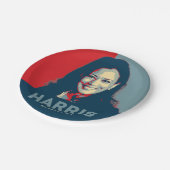 Kamala Harris voor President 2024 Papieren Bordje (Gekanteld)