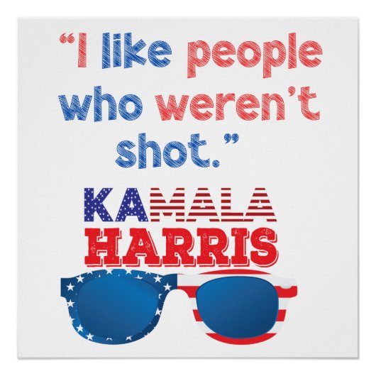Kamala Harris voor President 2024 Perfect Poster (Voorkant)