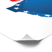 Kamala Harris voor President 2024 Perfect Poster (Hoek)