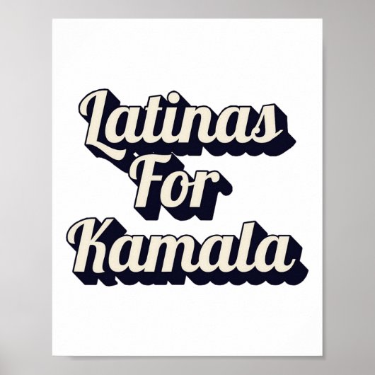 Kamala Harris voor President 2024 Poster (Voorkant)