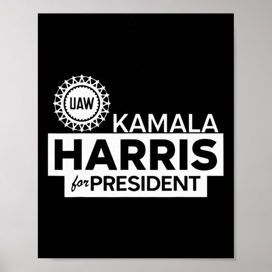 Kamala Harris voor President 2024 Poster (Voorkant)
