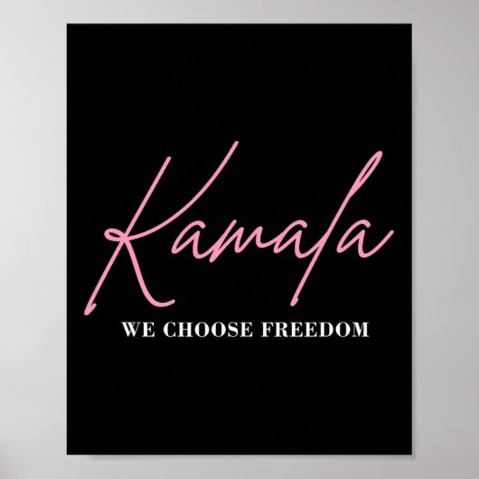 Kamala Harris voor President 2024 Poster (Voorkant)