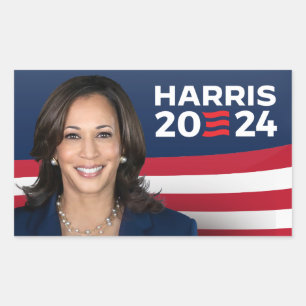 Kamala Harris voor President 2024 Rechthoekige Sticker