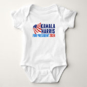 Kamala Harris voor President 2024 Romper (Voorkant)