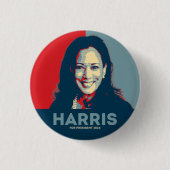 Kamala Harris voor President 2024 Ronde Button 3,2 Cm (Voorkant)