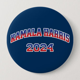 Kamala Harris voor President 2024 Ronde Button 4,0 Cm