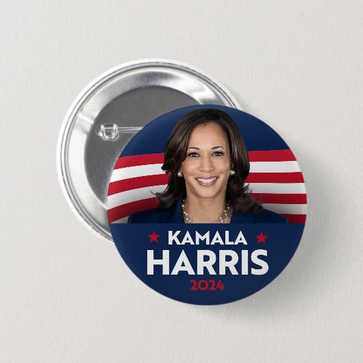 Kamala Harris voor President 2024 Ronde Button 5,7 Cm (Voorkant /achterkant)
