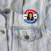 Kamala Harris voor President 2024 Ronde Button 5,7 Cm (In situ)