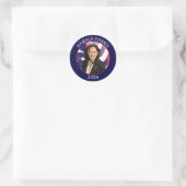 Kamala Harris voor President 2024 Ronde Sticker (Tas)