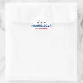Kamala Harris voor President 2024 Ronde Sticker (Tas)