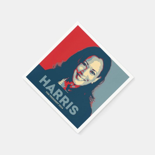 Kamala Harris voor President 2024 Servet (Hoek)