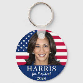 Kamala Harris voor President 2024 Sleutelhanger