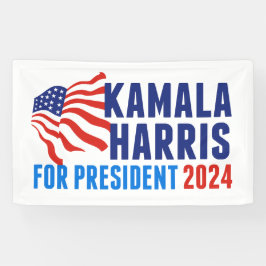 Kamala Harris voor President 2024 Spandoek