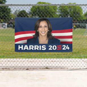 Kamala Harris voor President 2024 Spandoek