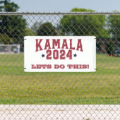 Kamala Harris voor president 2024 Spandoek (Insitu)