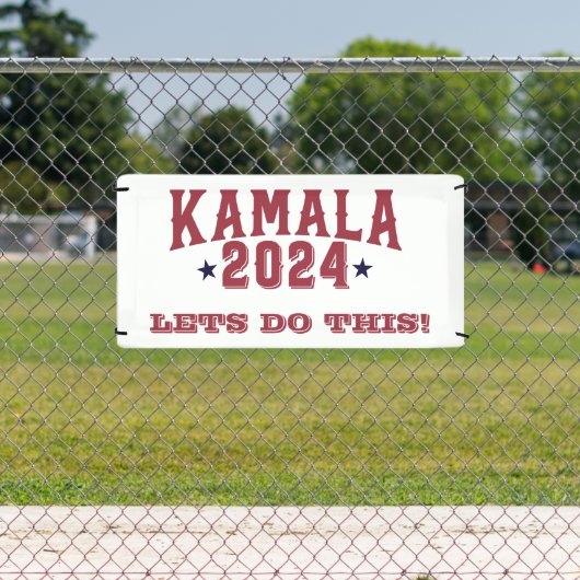 Kamala Harris voor president 2024 Spandoek (Insitu)