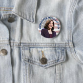 Kamala Harris voor President 2024 | Stem op Kamala Ronde Button 5,7 Cm (In situ)