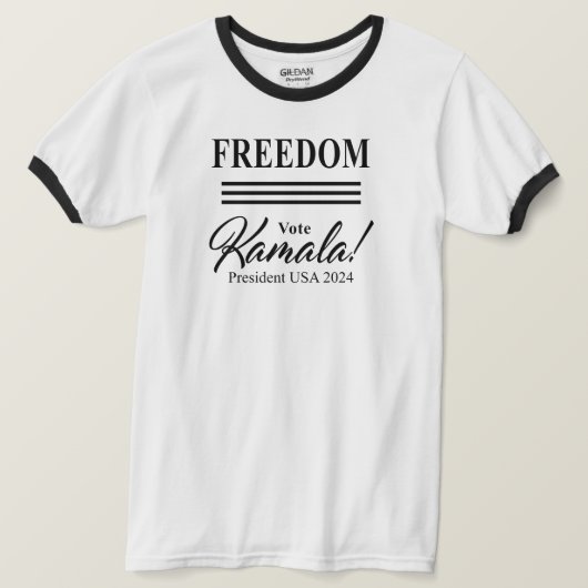 Kamala Harris voor President 2024 Swea T-shirt (Design voorkant)