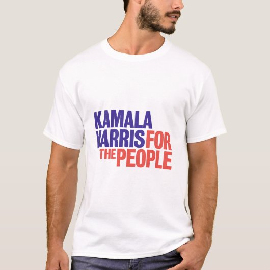 Kamala Harris voor President 2024 T-shirt (Voorkant)