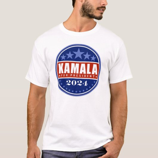 Kamala Harris voor President 2024 T-shirt (Voorkant)